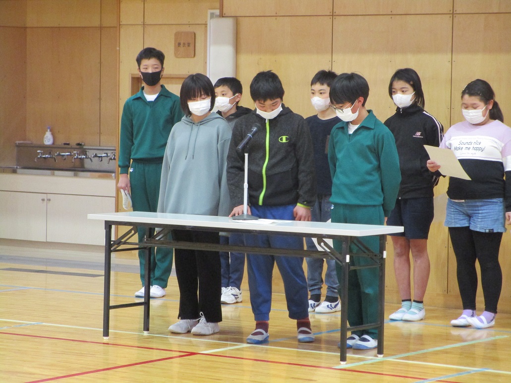 3月2日（木）学校の様子② 上野村立上野小学校